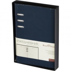 Ежедневник недатированный А5-,132х190мм,120л, FIRENZE темно-синий 3-511/01 - фото 33
