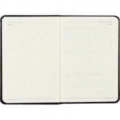 Ежедневник недатированный черный, А6,87х130,100л, Br.V.MEGAPOLIS 3-283/02 - фото 11