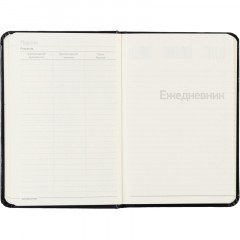 Ежедневник недатированный черный, А6,87х130,100л, Br.V.MEGAPOLIS 3-283/02 - фото 19
