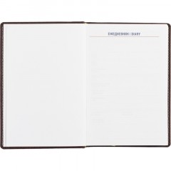 Ежедневник недатированный А5,142x210мм,176л,бордо АТТАСНЕ Bizon - фото 7