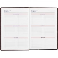 Ежедневник недатированный А5,142x210мм,176л,бордо АТТАСНЕ Bizon - фото 8