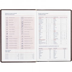 Ежедневник недатированный А5,142x210мм,176л,бордо АТТАСНЕ Bizon - фото 12