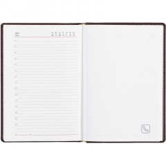 Ежедневник недатированный А5,142x210мм,176л,бордо АТТАСНЕ Bizon - фото 15