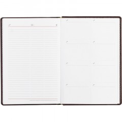 Ежедневник недатированный А5,142x210мм,176л,бордо АТТАСНЕ Bizon - фото 17