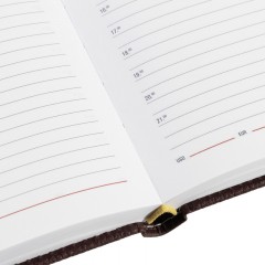 Ежедневник недатированный А5,142x210мм,176л,бордо АТТАСНЕ Bizon - фото 19
