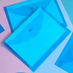 Папка-конверт на кнопке КНК 120 синий прз. 10шт/уп Папка-конверт на кнопке КНК 120 синий прз. 10шт/уп - фото 3