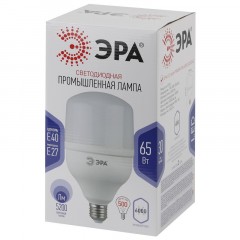 Лампа светодиодная ЭРА LED POWER T160-65W-6500-E27/E40 6500k хол.бел. Лампа светодиодная ЭРА LED POWER T160-65W-6500-E27/E40 6500k хол.бел. - фото 2