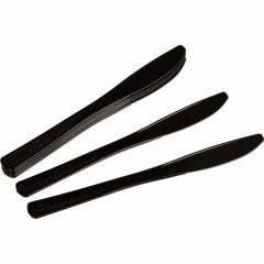 Нож одноразовый 200мм, черный, ПС 50 шт/уп Нож одноразовый 200мм, черный, ПС 50 шт/уп - фото 2