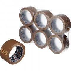 Клейкая лента упаковочная UNIBOB 700 48мм х 66м 47мкм, коричневая, 36шт/уп Клейкая лента упаковочная UNIBOB 700 48мм х 66м 47мкм, коричневая, 36шт/уп - фото 2