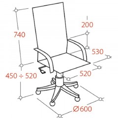 Кресло BN_U_Echair-572 TPU (TR), экокожа черная Кресло BN_U_Echair-572 TPU (TR), экокожа черная - фото 7