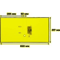 Папка-регистратор  50мм, 10шт/уп, черный,ПБП1,карм.кор - фото 11