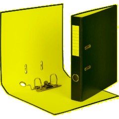 Папка-регистратор  50мм, 10шт/уп, красный,ПБП1,карм.кор - фото 2