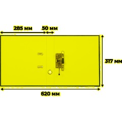 Папка-регистратор  50мм, 10шт/уп, красный,ПБП1,карм.кор - фото 11