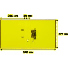Папка-регистратор  50мм, 10шт/уп, зеленый,ПБП1,карм.кор - фото 11