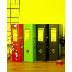 Папка-регистратор  75мм, 10шт/уп, черный,ПБП1,карм.кор - фото 12