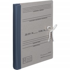 Папка архивная на завязках с гребешками 50 мм Папка архивная на завязках с гребешками 50 мм - фото 2