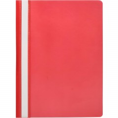 Скоросшиватель пластиковый A4  (100/110) крас 10шт/уп Россия - фото 2