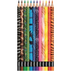 Карандаши цветные Maped COLOR'PEPS ANIMALS трехгранн,дерево,12цв/наб,832212 - фото 2