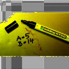 Маркер для промышленной графики EDDING E-8750/3 синий 2-4мм - фото 3