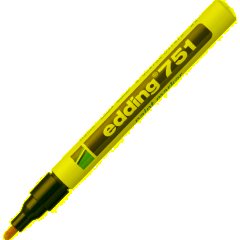 Маркер лаковый EDDING E-751/2 красный, 1-2мм, мет. корп - фото 2