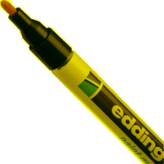 Маркер лаковый EDDING E-751/2 красный, 1-2мм, мет. корп - фото 3