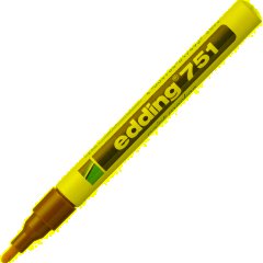 Маркер лаковый EDDING E-751/4 зеленый, 1-2мм, мет. корп - фото 2