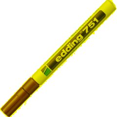 Маркер лаковый EDDING E-751/4 зеленый, 1-2мм, мет. корп - фото 4