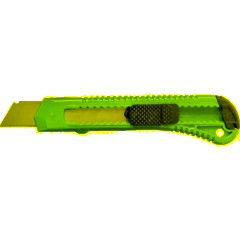 Нож канцелярский 18 мм Attache Economy  с фиксатором, полибег, цв.вассорт. - фото 5