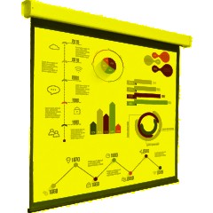 Экран Digis DSEF-1105 настенный мотор. 1:1, 180х180 - фото 4