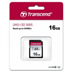 Карта памяти Transcend 300S SDHC 16Gb UHS-I Cl10, TS16GSDC300S Карта памяти Transcend 300S SDHC 16Gb UHS-I Cl10, TS16GSDC300S - фото 3