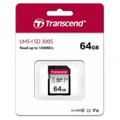 Карта памяти Transcend 300S SDXC 64Gb UHS-I Cl10, TS64GSDC300S - фото 3