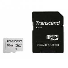Карта памяти Transcend 300S microSDHC 16Gb UHS-I Cl10 +ад, TS16GUSD300S-A Карта памяти Transcend 300S microSDHC 16Gb UHS-I Cl10 +ад, TS16GUSD300S-A - фото 3