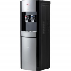 Кулер для воды AEL LD-AEL-28 black/silver напольный электронное охлажд - фото 2