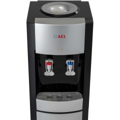 Кулер для воды AEL LD-AEL-28 black/silver напольный электронное охлажд - фото 3