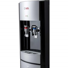 Кулер для воды AEL LD-AEL-28 black/silver напольный электронное охлажд - фото 4