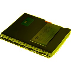 Бизнес-тетрадь B5,200л,кл,греб. Attache Selection Office book чернметаллик - фото 4