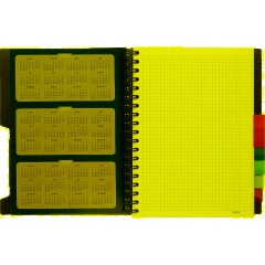 Бизнес-тетрадь B5,200л,кл,греб. Attache Selection Office book чернметаллик - фото 6