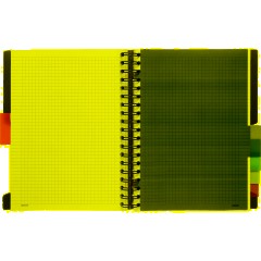 Бизнес-тетрадь B5,200л,кл,греб. Attache Selection Office book чернметаллик - фото 9