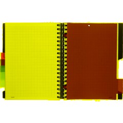 Бизнес-тетрадь B5,200л,кл,греб. Attache Selection Office book чернметаллик - фото 12