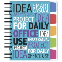 Бизнес-тетрадь А5,150л,клетка,греб. Attache Selection Office book 2 голубой - фото 2