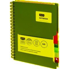 Бизнес-тетрадь B5,200л,кл,греб Attache Selection Office book синийметаллик - фото 2