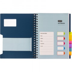 Бизнес-тетрадь B5,200л,кл,греб Attache Selection Office book синийметаллик Бизнес-тетрадь B5,200л,кл,греб Attache Selection Office book синийметаллик - фото 6