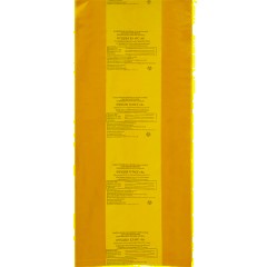 Пакет для мед.отходов кл.Б желтый 700х1100х18мкм, 110л, 100 шт/уп, Респект - фото 2