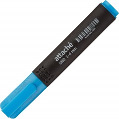 Маркер текстовыделитель Attache Economy Uno 1-4мм синий - фото 2