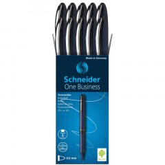 Роллер SCHNEIDER One Business 183001 черный, 0,6 мм - фото 4