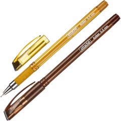 Ручка шариковая неавтомат. Attache Amber 0,6мм, с манжет, синий стерж - фото 2