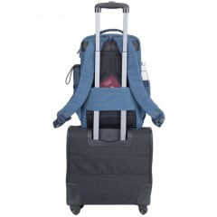 Рюкзак для ноутбука 17.3, RivaCase Biscayne, синий, 8365 Blue - фото 8