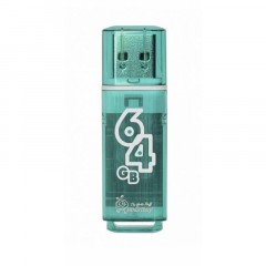Флеш-память Smartbuy Glossy, 64Gb, USB 2.0, зел, SB64GBGS-G Флеш-память Smartbuy Glossy, 64Gb, USB 2.0, зел, SB64GBGS-G - фото 2