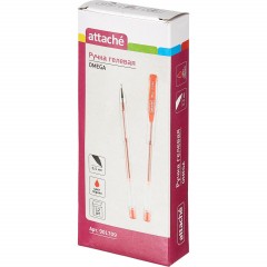 Ручка гелевая неавтомат. Attache красный стерж., 0,5мм - фото 4