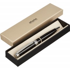 Ручка шариковая  Attache SelectionDesire,черн.корп.,пов.мех.,синий,футляр - фото 3